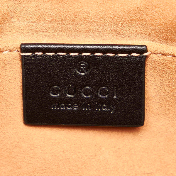 グッチ バンブー ニムフェア 470271  ベージュ ブラウン ハラコ レザー ハンドバッグ ショルダーバッグ 2WAY レディース GUCCI 【中古】