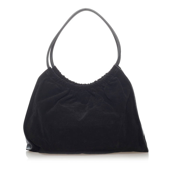 グッチ ショルダーバッグ 001 4332 ブラック スウェード レザー レディース GUCCI 【中古】