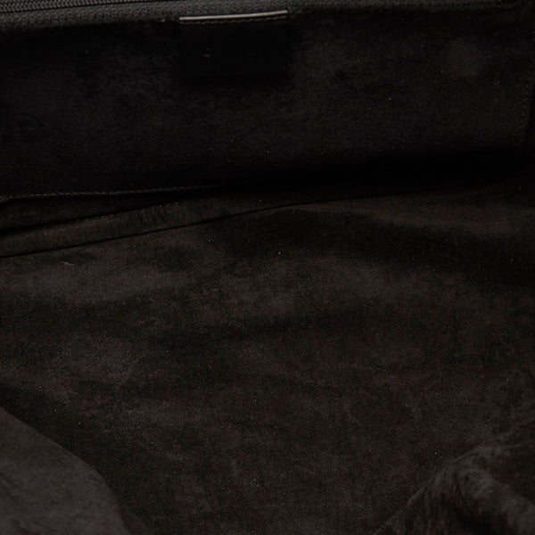 グッチ ショルダーバッグ 001 4332 ブラック スウェード レザー レディース GUCCI 【中古】