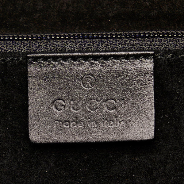 グッチ ショルダーバッグ 001 4332 ブラック スウェード レザー レディース GUCCI 【中古】