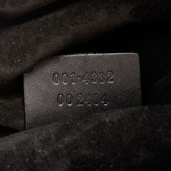 グッチ ショルダーバッグ 001 4332 ブラック スウェード レザー レディース GUCCI 【中古】