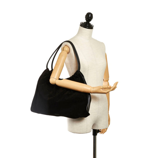 グッチ ショルダーバッグ 001 4332 ブラック スウェード レザー レディース GUCCI 【中古】