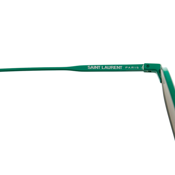 サンローラン サーフコレクション CLASSIC11 ティアドロップ サングラス グリーンミラー メタル プラスチック メンズ SAINT LAURENT 【中古】