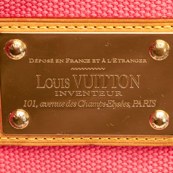 ルイ ヴィトン アンティグア カバPM ハンドバッグ M40088 ピンク キャンバス レザー レディース LOUIS VUITTON 【中古】