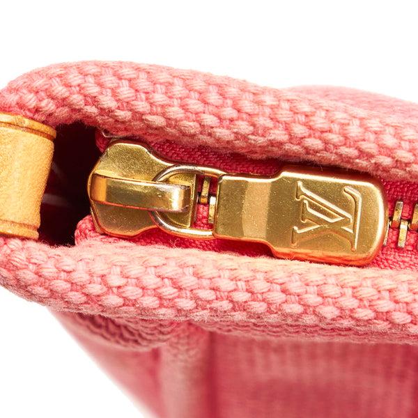 ルイ ヴィトン アンティグア カバPM ハンドバッグ M40088 ピンク キャンバス レザー レディース LOUIS VUITTON 【中古】