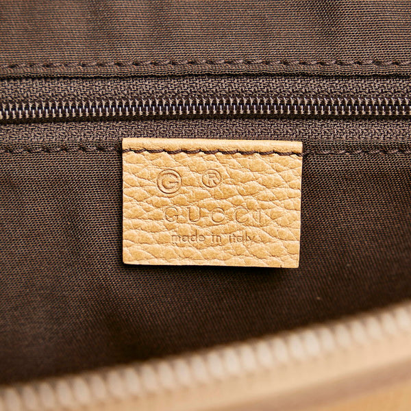 グッチ 420023 ブラウン レザー ハンドバッグ レディース GUCCI 【中古】