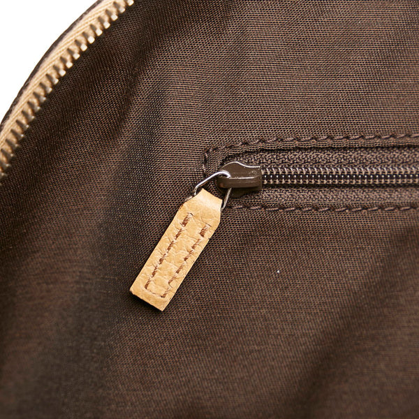 グッチ 420023 ブラウン レザー ハンドバッグ レディース GUCCI 【中古】