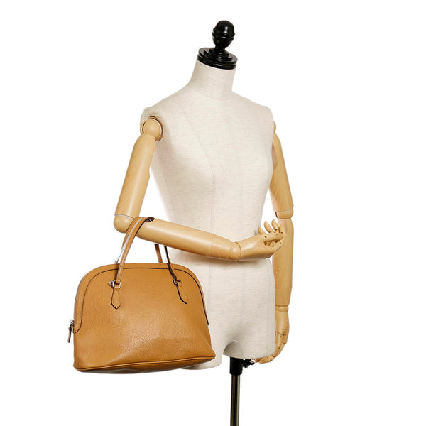 グッチ 420023 ブラウン レザー ハンドバッグ レディース GUCCI 【中古】