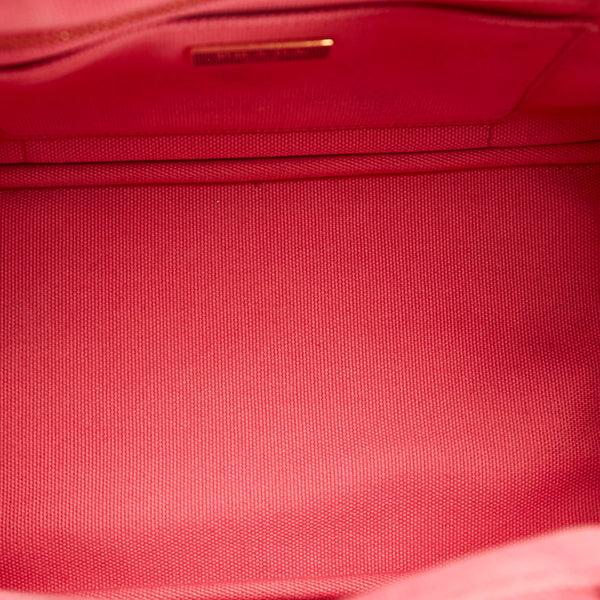 プラダ カナパ ミニ ハンドバッグ ショルダーバッグ 2WAY B2439G ピンク PEONIA キャンバス レディース PRADA 【中古】