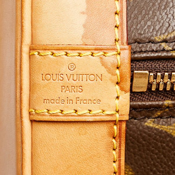 ルイ ヴィトン モノグラム アルマ ハンドバッグ M51130 ブラウン PVC レザー レディース LOUIS VUITTON 【中古】