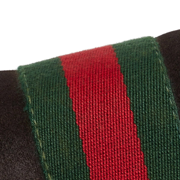 グッチ シェリーライン セカンドバッグ クラッチバッグ ブラウン スウェード レザー レディース GUCCI 【中古】