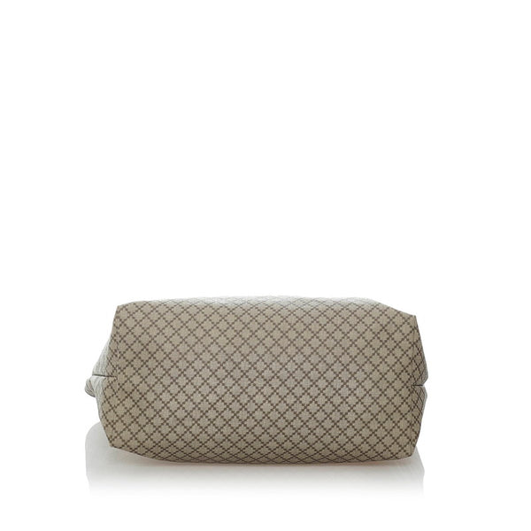 グッチ ディアマンテ トートバッグ 295250 ブラウン PVC レザー レディース GUCCI 【中古】