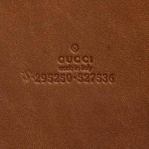 グッチ ディアマンテ トートバッグ 295250 ブラウン PVC レザー レディース GUCCI 【中古】