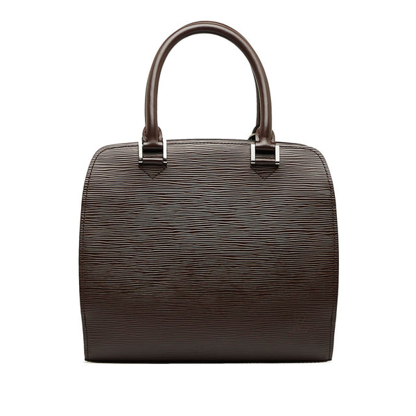 ルイ ヴィトン エピ ポンヌフ ハンドバッグ M5205D モカ ブラウン レザー レディース LOUIS VUITTON 【中古】