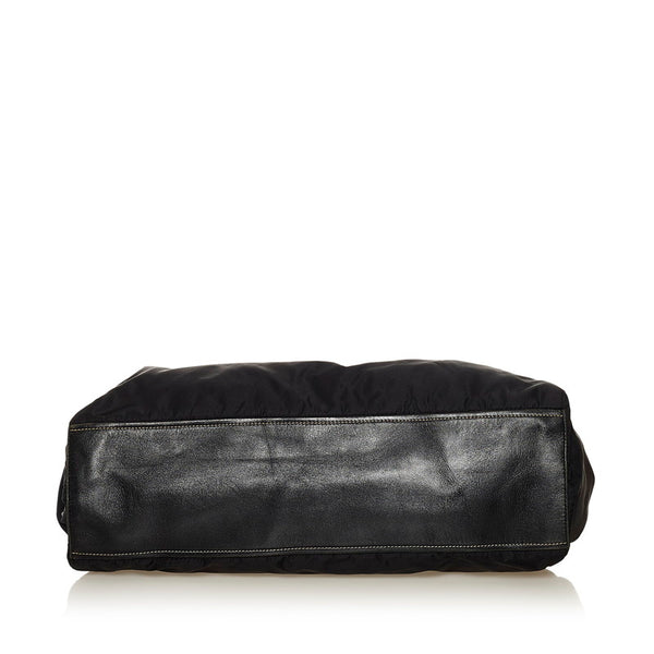 プラダ ハンドバッグ ショルダーバッグ ブラック ナイロン レザー レディース PRADA 【中古】
