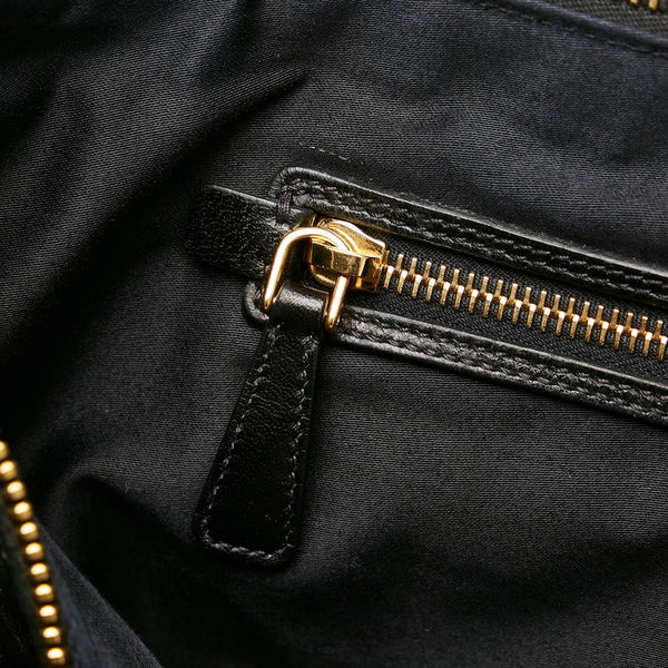 ミュウミュウ ハンドバッグ ブラック レザー レディース MIUMIU 【中古】