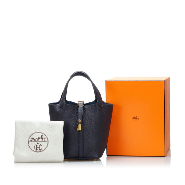 エルメス ピコタンロック PM ゴールド金具 ハンドバッグ キャバン トリヨンクレマンス レディース HERMES 【中古】