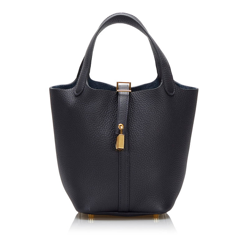 エルメス ピコタンロック PM ゴールド金具 ハンドバッグ キャバン トリヨンクレマンス レディース HERMES 【中古】