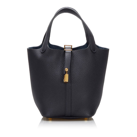 エルメス ピコタンロック PM ゴールド金具 ハンドバッグ キャバン トリヨンクレマンス レディース HERMES 【中古】