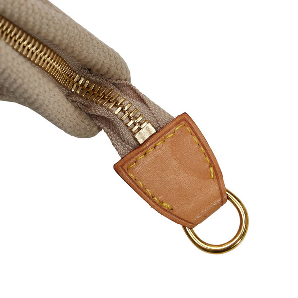 ルイ ヴィトン アンティグア カバMM トートバッグ ショルダーバッグ M40035 レッド ベージュ キャンバス レザー レディース LOUIS VUITTON 【中古】