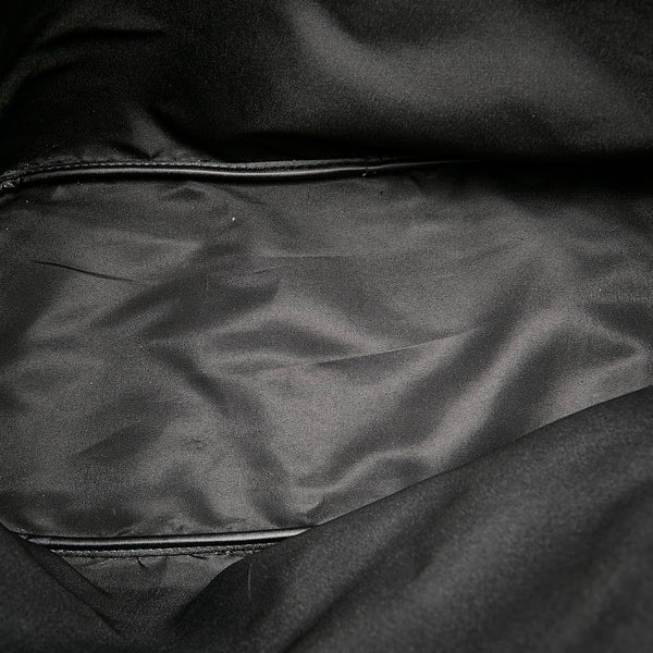 ジバンシー ドクロ トートバッグ ブラック PVC レザー メンズ Givenchy 【中古】