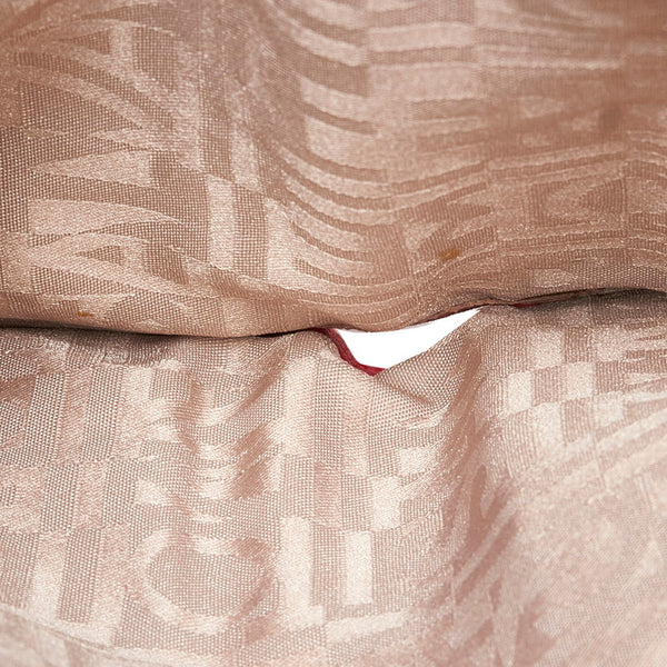 サルヴァトーレフェラガモ ガンチーニ 二つ折り財布 IR-22A596 ピンク レザー レディース Salvatore Ferragamo 【中古】