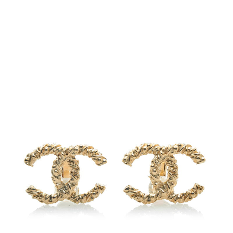 シャネル ココマーク イヤリング ゴールド メッキ レディース CHANEL 【中古】