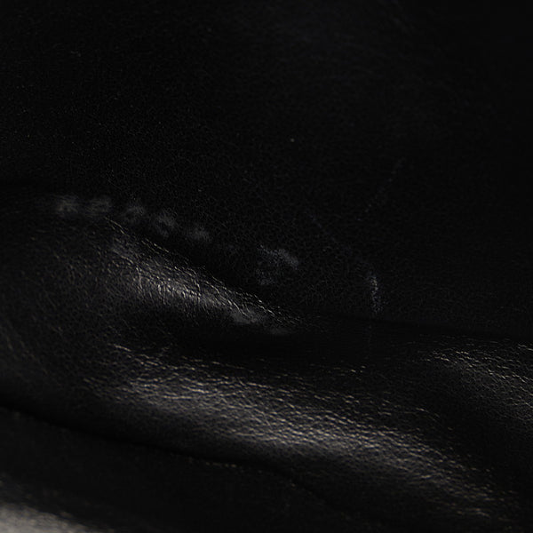 シャネル ココマーク チェーン ショルダーバッグ ブラック キャビアスキン レディース CHANEL 【中古】