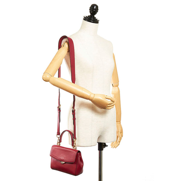 マイケルコース ハンドバッグ ショルダーバッグ 2WAY ボルドー レザー レディース Michael Kors 【中古】