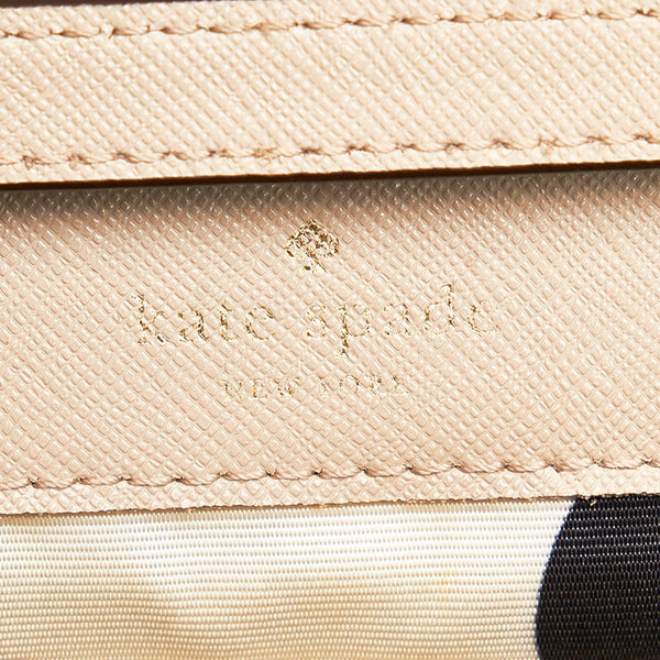 ケイトスペード チェーン ショルダーバッグ グレーベージュ レザー レディース Kate Spade 【中古】