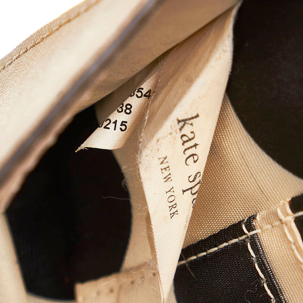 ケイトスペード チェーン ショルダーバッグ グレーベージュ レザー レディース Kate Spade 【中古】