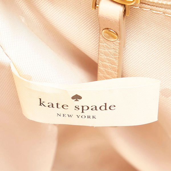 ケイトスペード ハンドバッグ ショルダーバッグ 2WAY ピンクベージュ アイボリー レザー レディース Kate Spade 【中古】