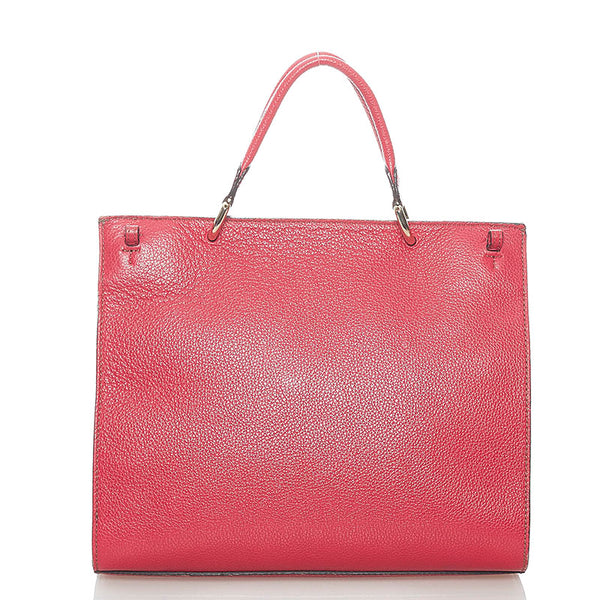 フルラ ハンドバッグ ショルダーバッグ 2WAY ピンクレッド レザー レディース Furla 【中古】