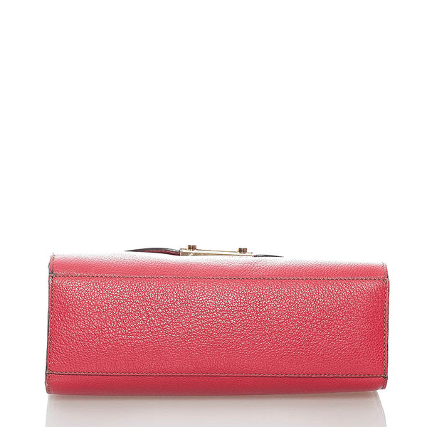 フルラ ハンドバッグ ショルダーバッグ 2WAY ピンクレッド レザー レディース Furla 【中古】