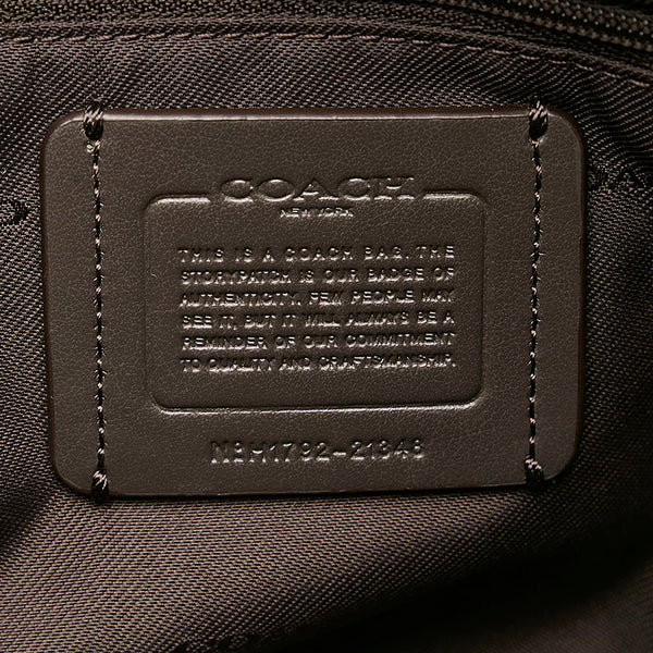 コーチ イーディー ショルダーバッグ31 ウィズ リンク ディテール ショルダーバッグ 21348 ホワイト レザー レディース COACH 【中古】