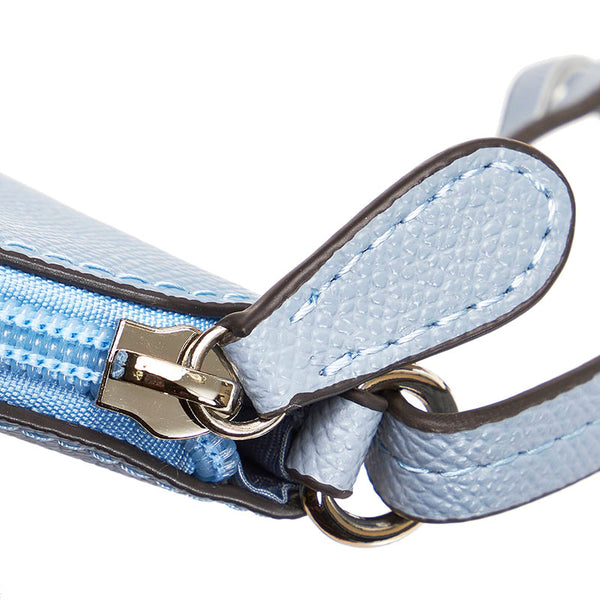 コーチ シグネチャー リバーシブル トートバッグ F36658 ライトブルー ベージュ PVC レディース COACH 【中古】