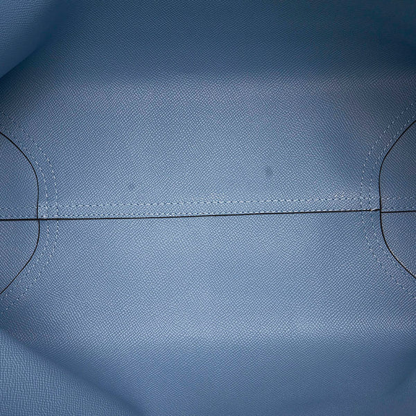 コーチ シグネチャー リバーシブル トートバッグ F36658 ライトブルー ベージュ PVC レディース COACH 【中古】