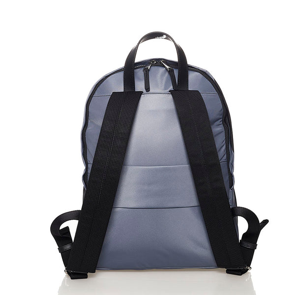 フルラ リュック バックパック ブルー ブラック  ナイロン レザー メンズ Furla 【中古】