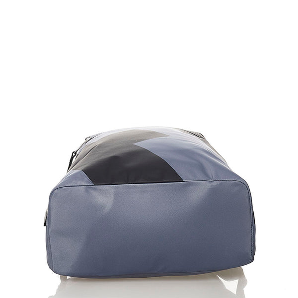 フルラ リュック バックパック ブルー ブラック  ナイロン レザー メンズ Furla 【中古】