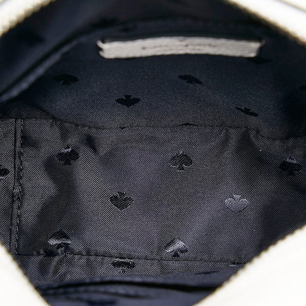 ケイトスペード デニムマルチ ショルダーバッグ WKR00302 ブルー ホワイト デニム レザー レディース Kate Spade 【中古】