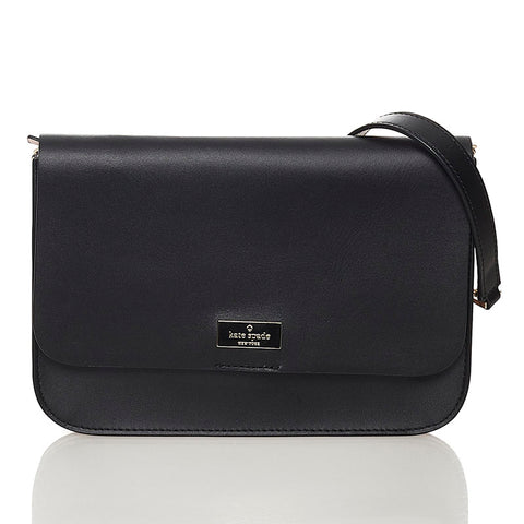 ケイトスペード チェーン ショルダーバッグ  WKRU5202 ブラック レザー レディース Kate Spade 【中古】