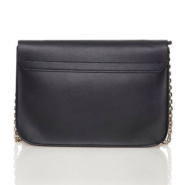 ケイトスペード チェーン ショルダーバッグ  WKRU5202 ブラック レザー レディース Kate Spade 【中古】