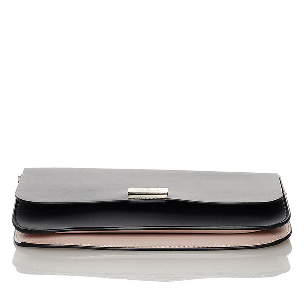 ケイトスペード チェーン ショルダーバッグ  WKRU5202 ブラック レザー レディース Kate Spade 【中古】