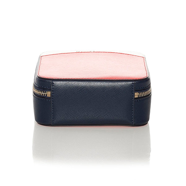 ケイトスペード ハンドバッグ ショルダーバッグ 2WAY レッド ネイビー ホワイト レザー レディース Kate Spade 【中古】