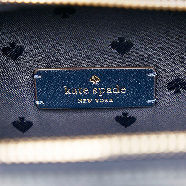 ケイトスペード ハンドバッグ ショルダーバッグ 2WAY レッド ネイビー ホワイト レザー レディース Kate Spade 【中古】