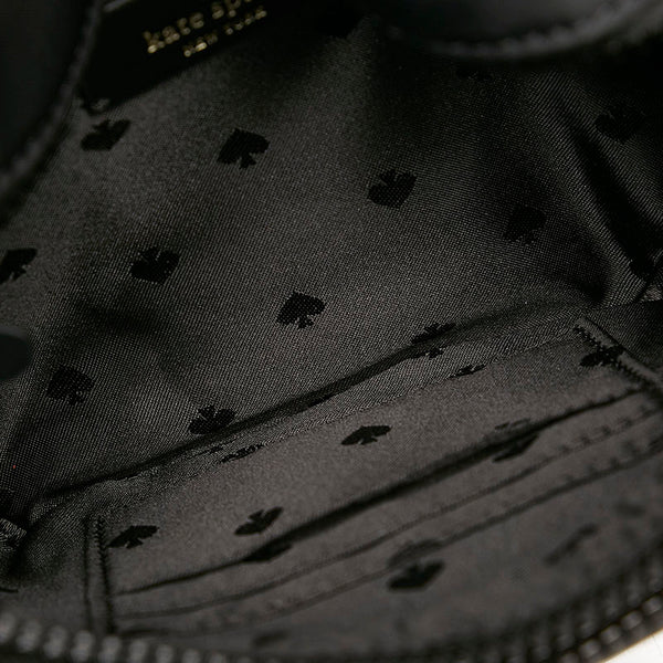 ケイトスペード ウエストバッグ ブラック ナイロン レザー レディース Kate Spade 【中古】