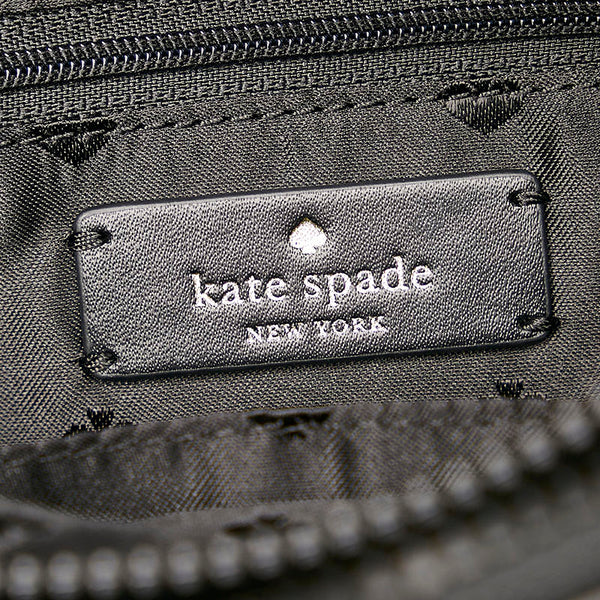 ケイトスペード ウエストバッグ ブラック ナイロン レザー レディース Kate Spade 【中古】