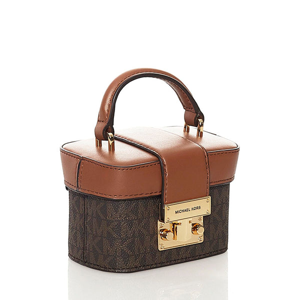 マイケルコース ハンドバッグ ショルダーバッグ 2WAY ブラウン PVC レザー レディース Michael Kors 【中古】