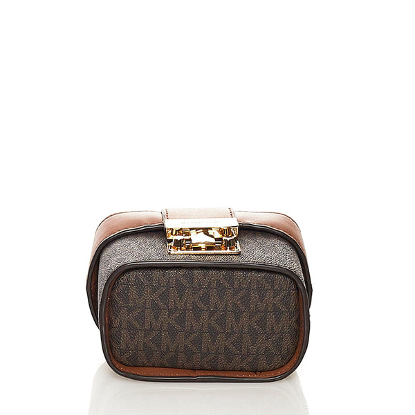 マイケルコース ハンドバッグ ショルダーバッグ 2WAY ブラウン PVC レザー レディース Michael Kors 【中古】
