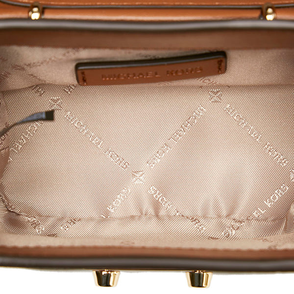マイケルコース ハンドバッグ ショルダーバッグ 2WAY ブラウン PVC レザー レディース Michael Kors 【中古】